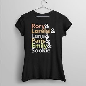 Gilmore Girls Helvetica T-Shirt (Lorelai & Rory)